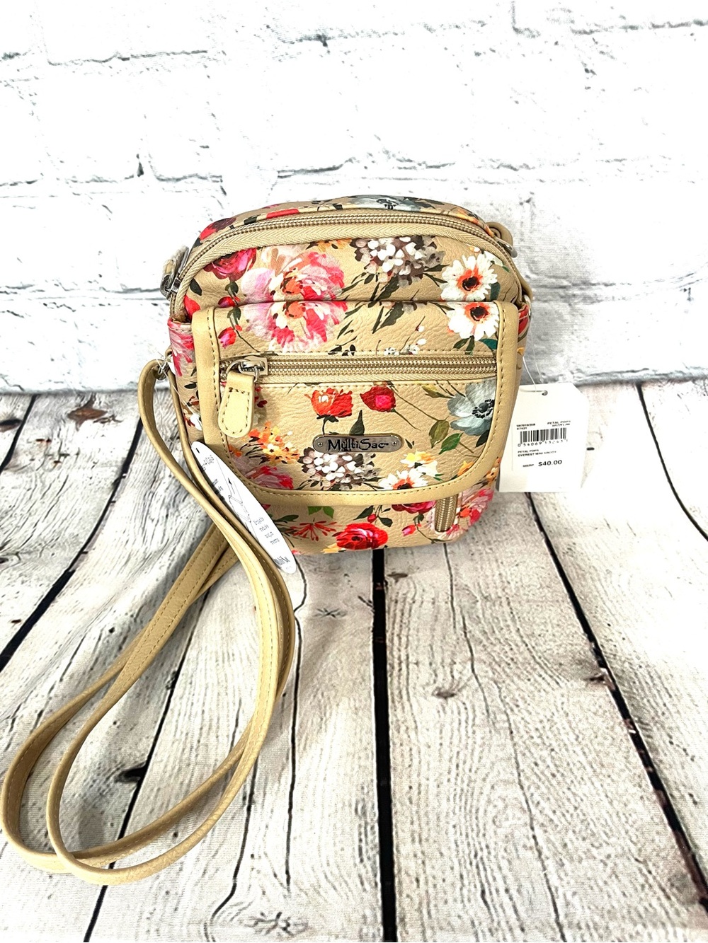 Multisac Floral Crossbody Bag